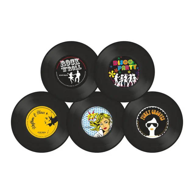 Gewa 975050 Retro Vinyl Σουβέρ (5 τμχ)