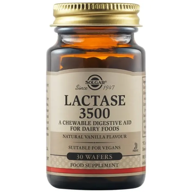 SOLGAR Lactase 3500 Δυσανεξία στη Λακτόζη, 30chew.tabs