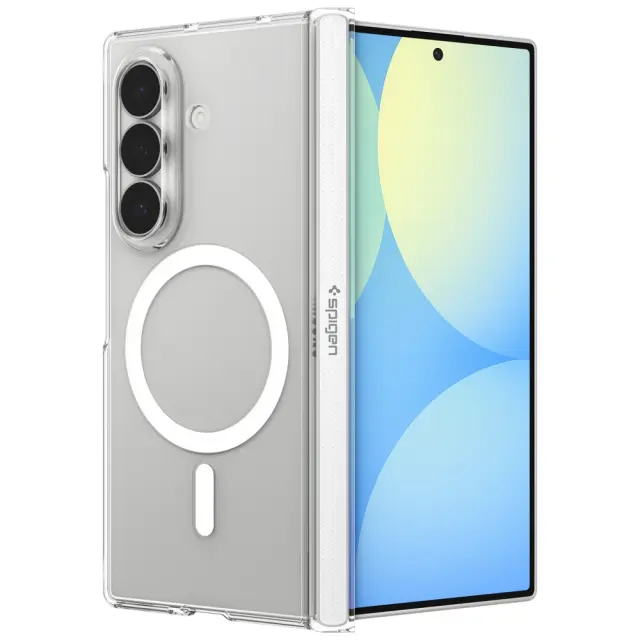 Spigen® Airskin Zero MagSafe Θήκη για Galaxy Z Fold 7/ Z Fold 8 Ultra- Clear/White 3