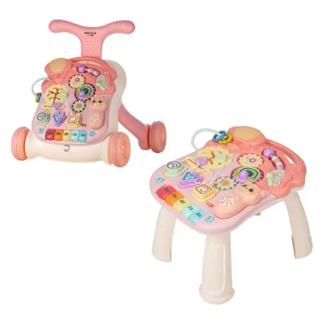 FreeON Free2Play Walk + Play Περπατούρα Δραστηριοτήτων 2 σε 1 Pink 9+ Μηνών