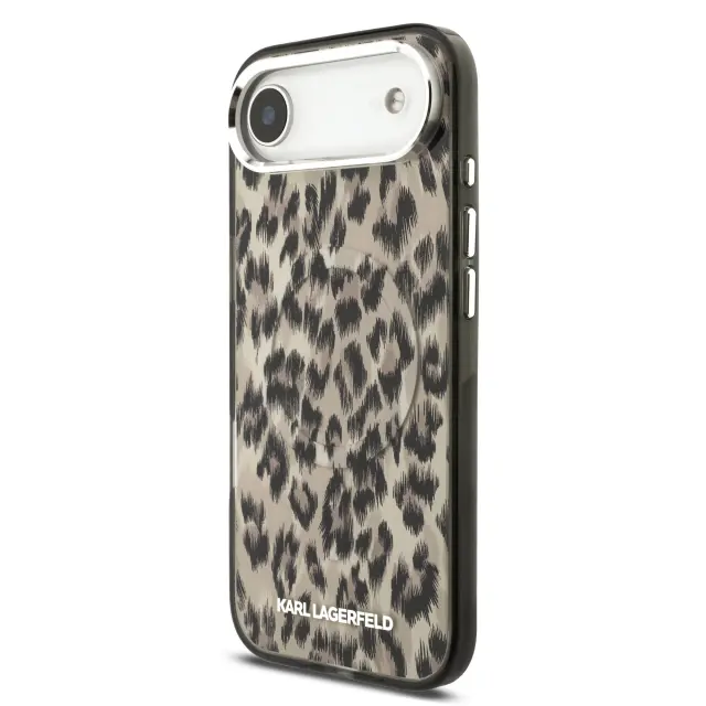 Karl Lagerfeld IML Leopard MagSafe Case for iPhone Air Brown 2