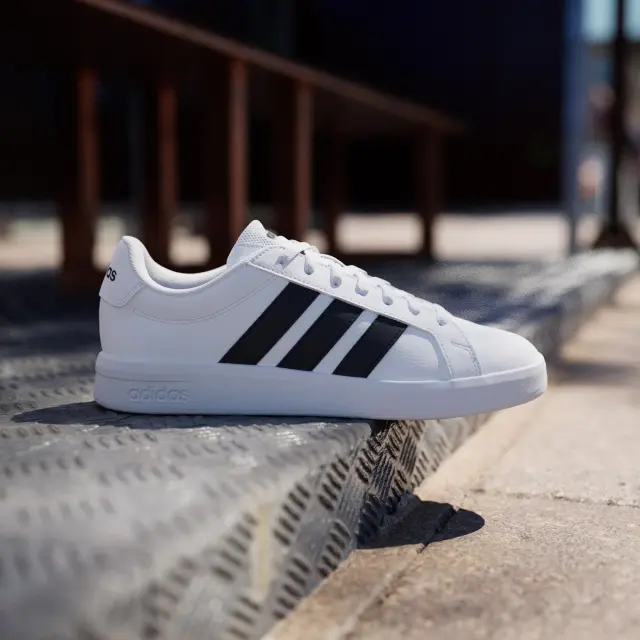 Adidas Grand Court Base 3.0 Ανδρικά Sneakers Λευκά JR4613 - 46 3