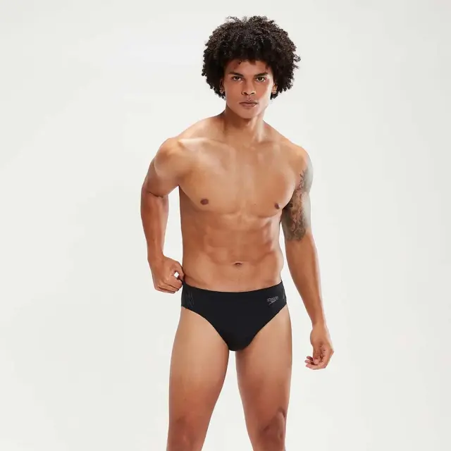 Speedo Men's Hyper Boom Splice 7cm Brief Swim Slip Μαύρο 800301715146 (Speedo) - 38