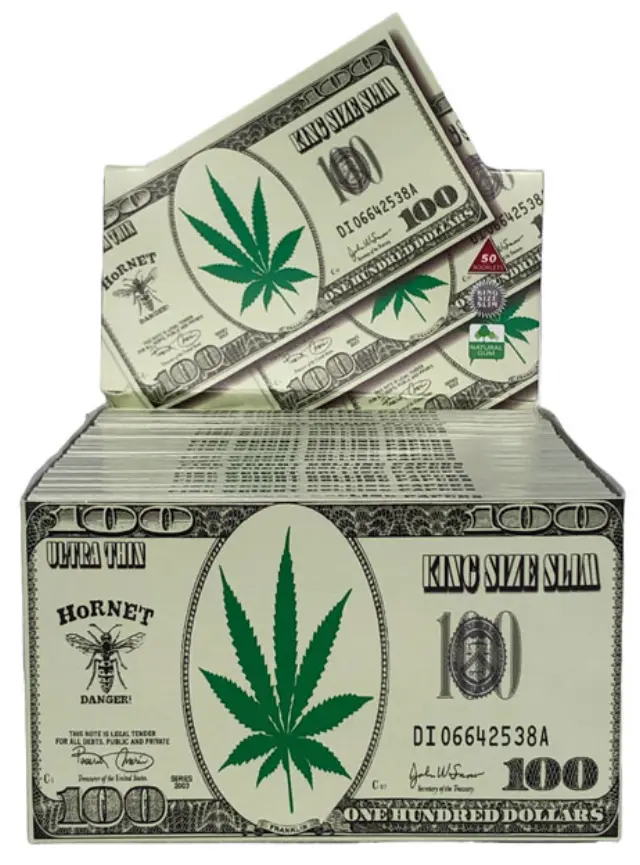Hornet Χαρτάκια King Size Slim - Weed Dollar 32φ 3