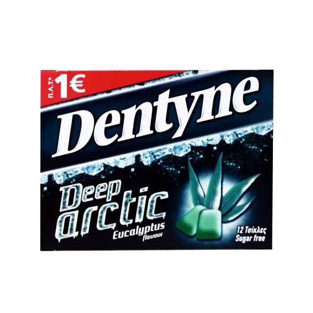 Dentyne Deep Arctic Ευκάλυπτος Χωρίς Ζάχαρη 16,8 gr 1 τμχ