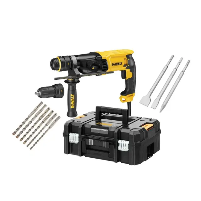 DEWALT ΠΙΣΤΟΛΕΤΟ SDS 800W ΜΕ ΕΞΑΡΤΗΜΑΤΑ D25134KP 2