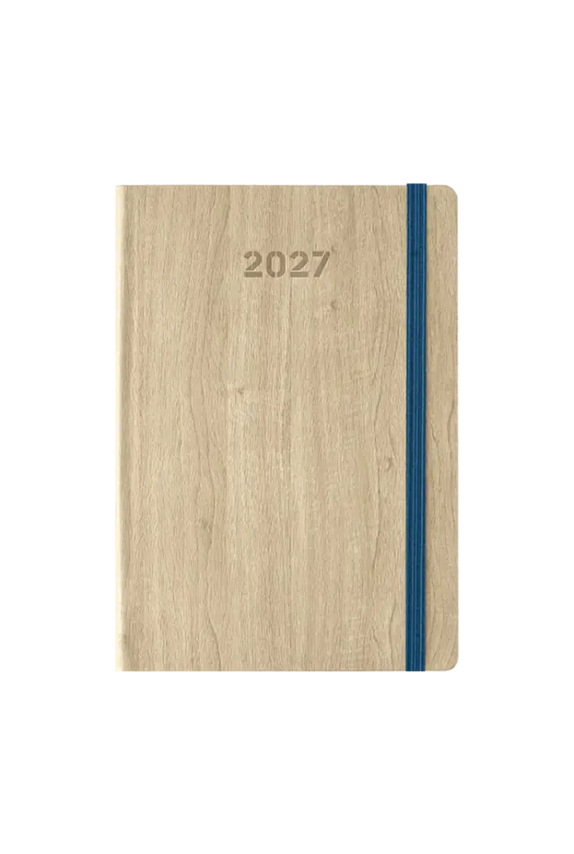 Ημερήσιο Ημερολόγιο 2027 Woody Μπεζ 17x24cm / 72104b (Linardatos Publishers)