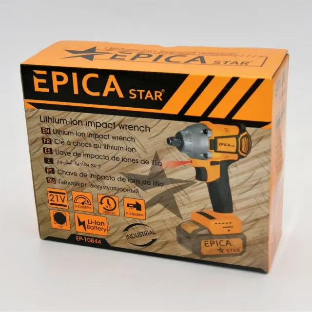 Epica Star EP10844 Μπουλονόκλειδο 21V Solo με Υποδοχή 1/2" 2
