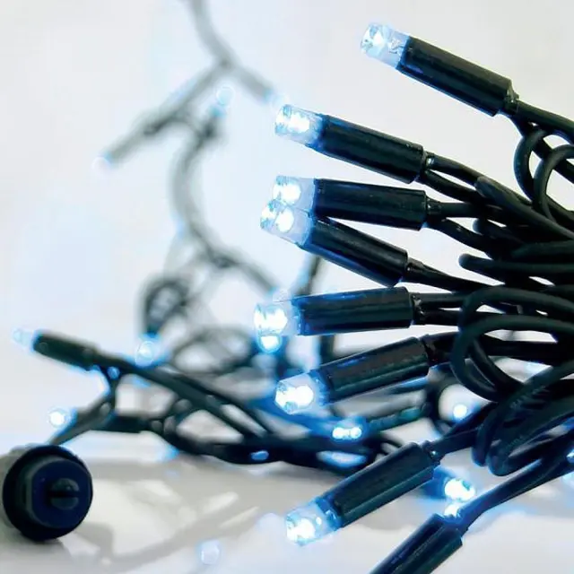 100 LED Επέκταση Έως 9 Χωρίς Μετασχηματιστή Πράσινο Καλώδιο Μπλε Φως IP65