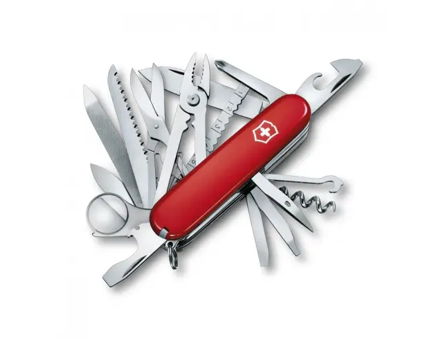 Ελβετικός Σουγιάς Victorinox Champ με 33 λειτουργίες και μήκος 9.1cm - Red 1.6795 2