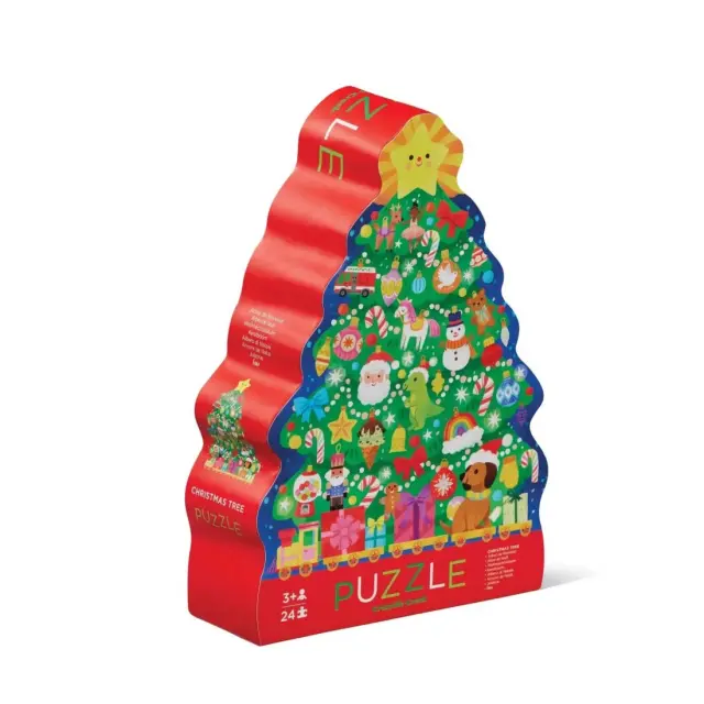 Χριστουγεννιάτικο Παζλ Δαπέδου Christmas Tree 24 Τεμαχίων - Crocodile Creek, 3+ Ετών 2
