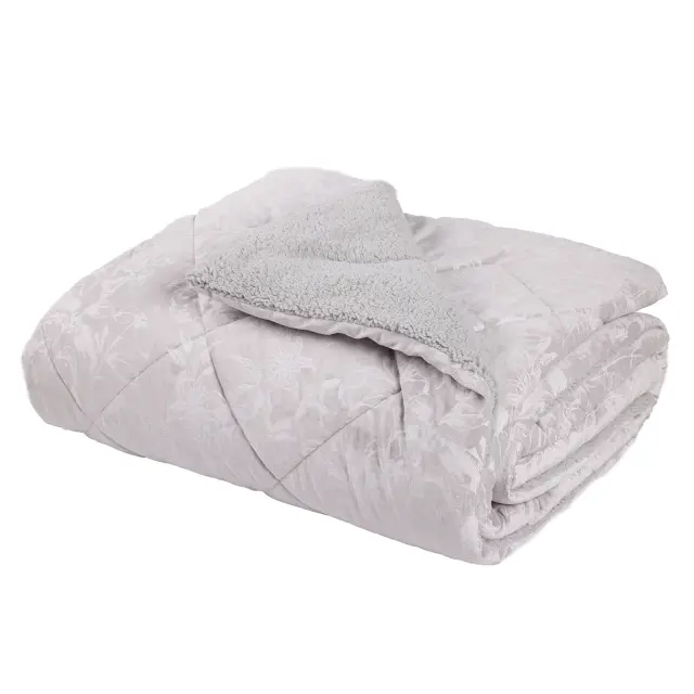 Κουβερτοπάπλωμα 160x220 Μονό 680gsm Das Home 1376 Grey 100% Πολυέστερ 3