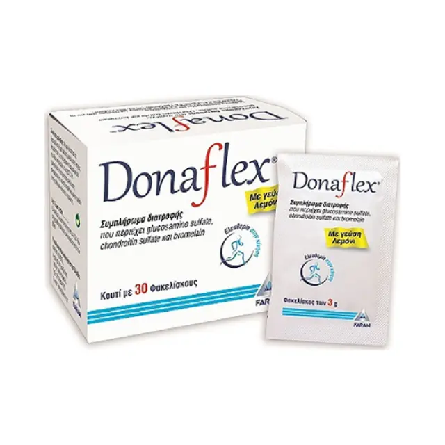 Faran Donaflex Συμπλήρωμα Διατροφής για τη Διατήρηση της Καλής Λειτουργίας των Αρθρώσεων, 30 Φακελίσκοι