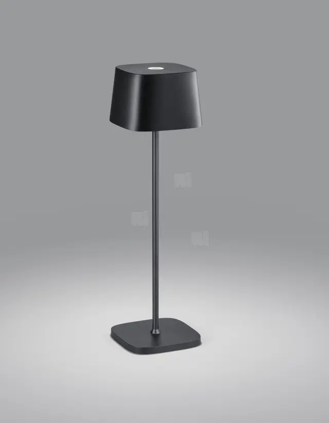KORI Φορητό Επιτραπέζιο Φωτιστικό LED IP65 Μαύρο Ματ με Επαναφορτιζόμενη Μπαταρία