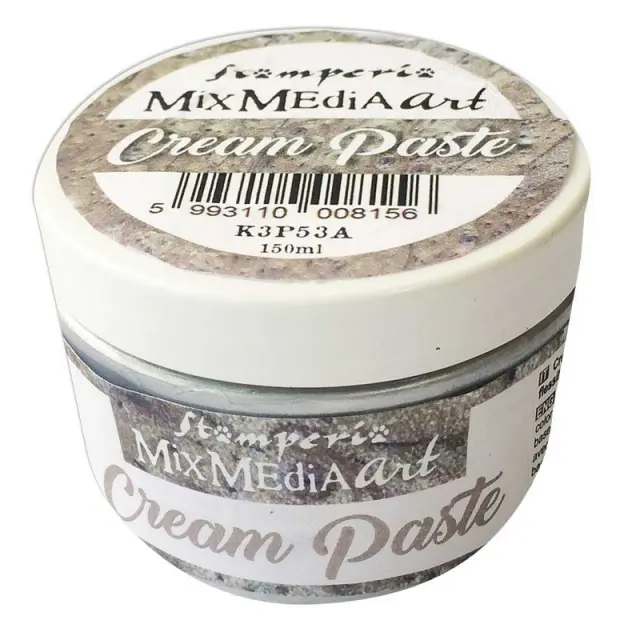 Cream Paste Stamperia metallic 150 ml, Silver