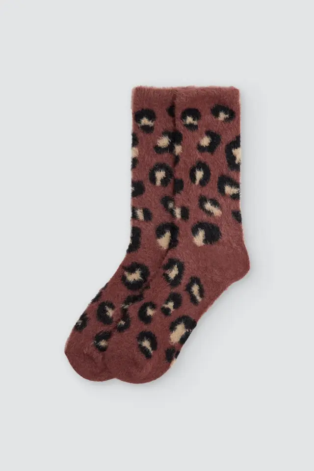 Ysabel Mora Γυναικείες Απαλές Κάλτσες Animal Print 3 Ζεύγη - 36-41 2