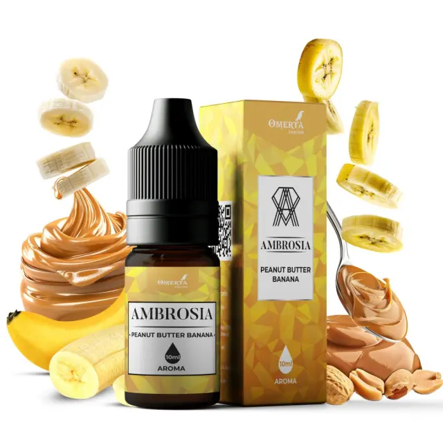 Peanut Butter Banana Aroma 10ml - Ambrosia by Omerta
