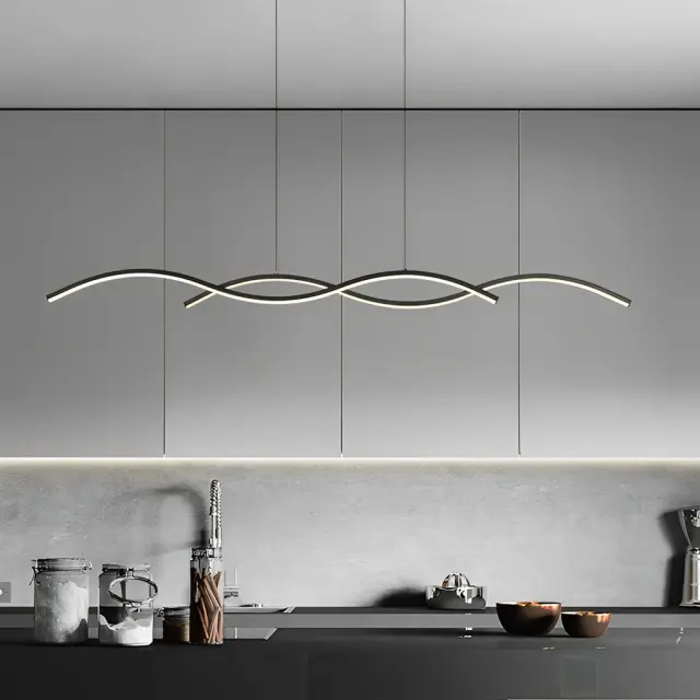 LED Φωτιστικό Οροφής Κρεμαστό LOARA 27Watt Μαύρο CCT VIV004865