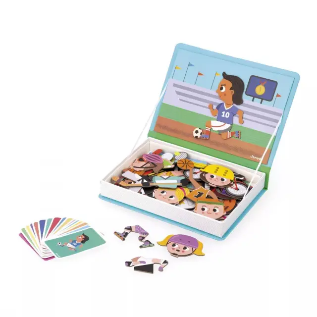 Janod Μαγνητικό Παιχνίδι Κατασκευών Sports / J02596 (Janod) 2