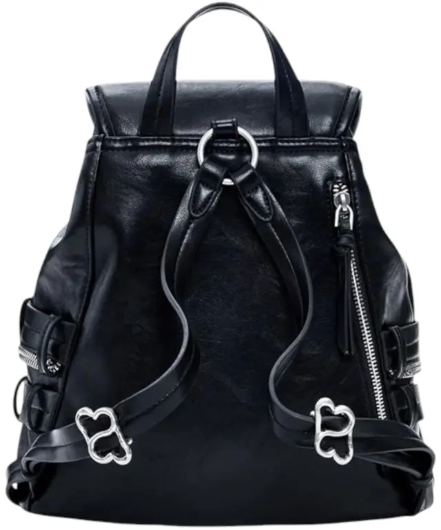 Desigual - Γυναικείο Σακίδιο Πλάτης Gala Tuna Mini 26WAKP09-2000 Μαύρο 3