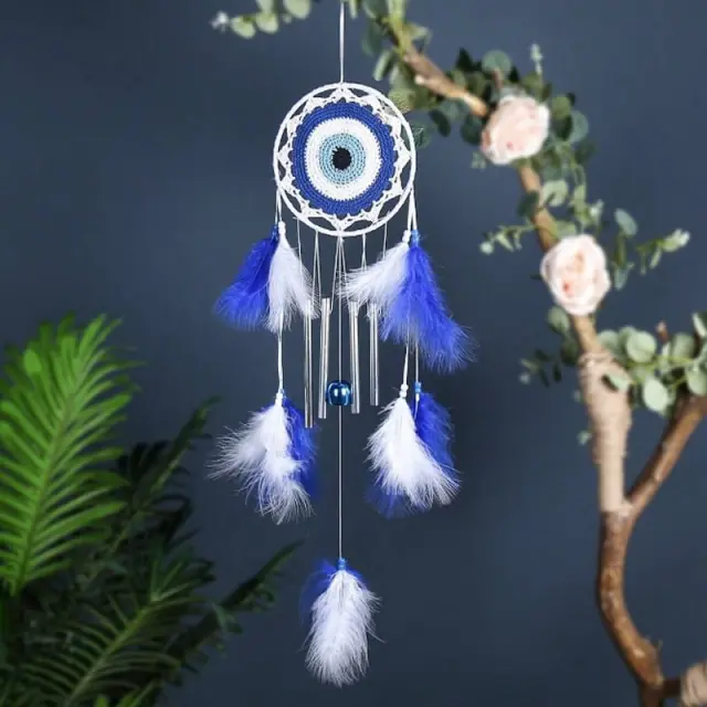 Κρεμαστό διακοσμητικό ονειροπαγίδα 65cm - Hanging decoration dreamcatcher 0101017 2