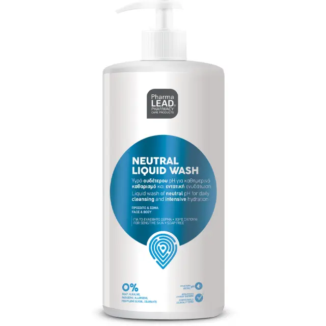 Pharmalead Neutral Liquid Wash Αφρόλουτρο για Πρόσωπο & Σώμα Χωρίς Άρωμα 1000ml