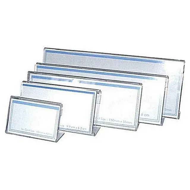 Stand Plexi Glass Ονόματος Γραφείου Mini L-20 042051