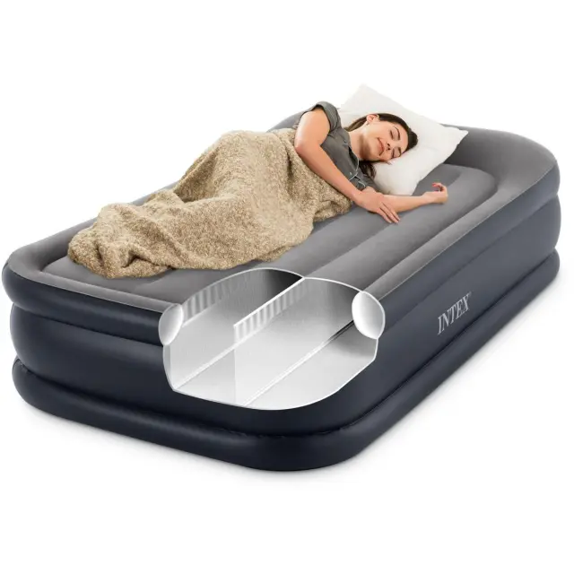Φουσκωτό Στρώμα Ύπνου Intex Deluxe Pillow Rest Raised Twin (64132) 2