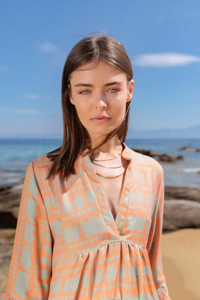 B334 - Yellow - BEACHWEAR EMBROIDERY CROWN 3