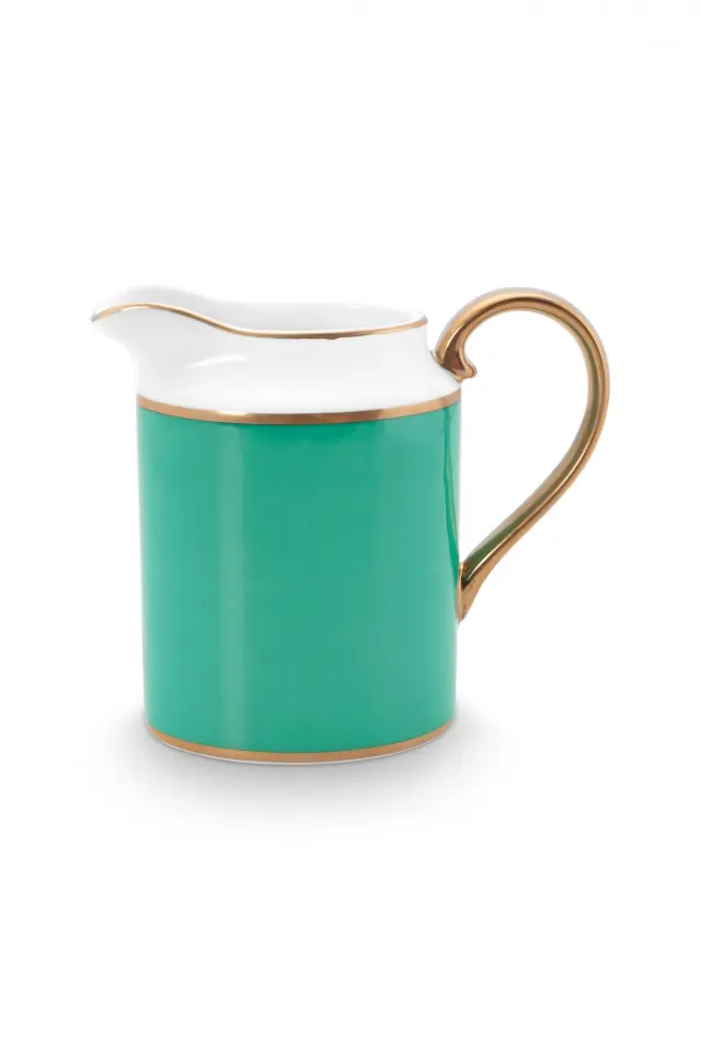 PIP STUDIO ΠΟΡΣΕΛΑΝΙΝΗ ΓΑΛΑΤΙΕΡΑ PIP CHIQUE ΠΡΑΣΙΝΟ & ΧΡΥΣΟ 260ml - One size
