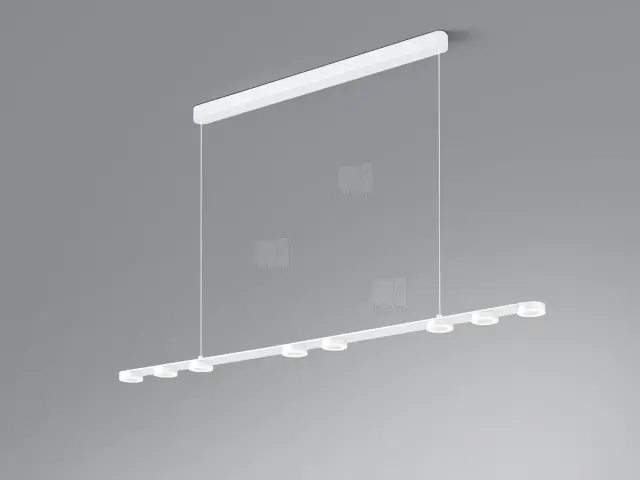 EIGHT Κρεμαστό Φωτιστικό LED Ματ Λευκό 120cm Dimmable IP20 Άσπρο
