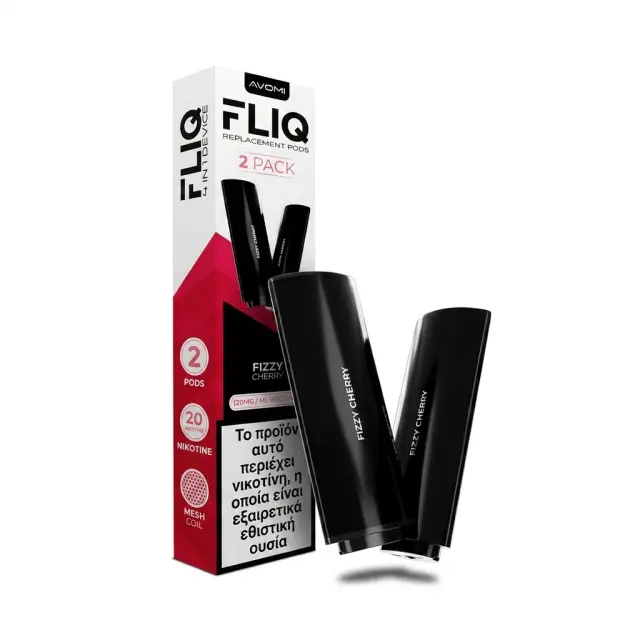 AVOMI FLIQ Fizzy Cherry Prefilled Pod 2ml 20mg (2τμχ)