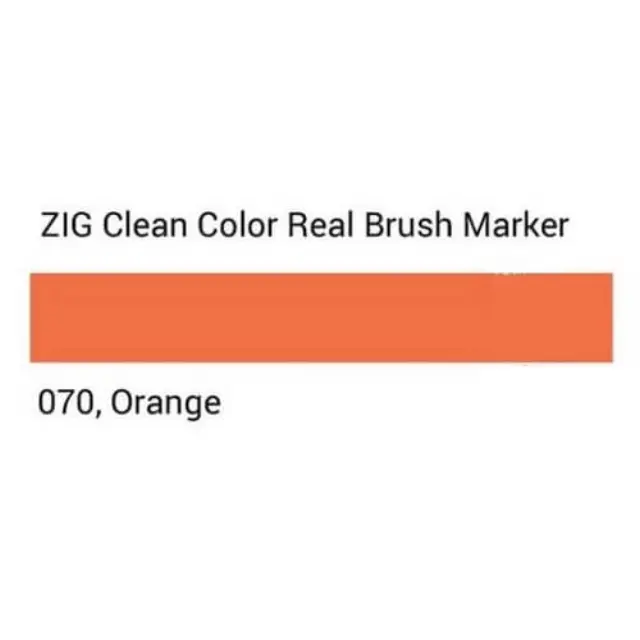 ZIG Clean Color Real Brush Orange