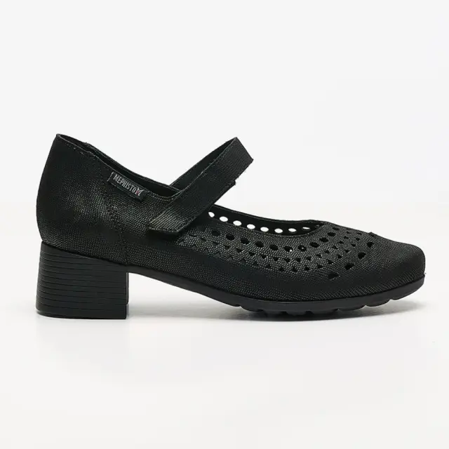 Mephisto Μπαρέτες Γυναικείο δέρμα Μαύρο MEP/GILIA PERF N/BLACK