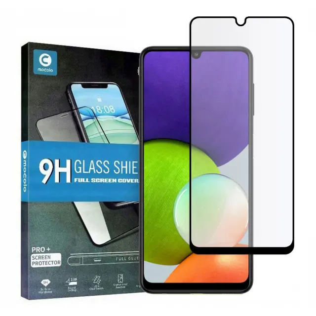 Mocolo® TG+ Full Face Tempered Glass για Samsung Galaxy A22 5G - Black