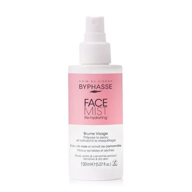Byphasse Face Mist Re-hydrating Sensitive & Dry Skin 150ml