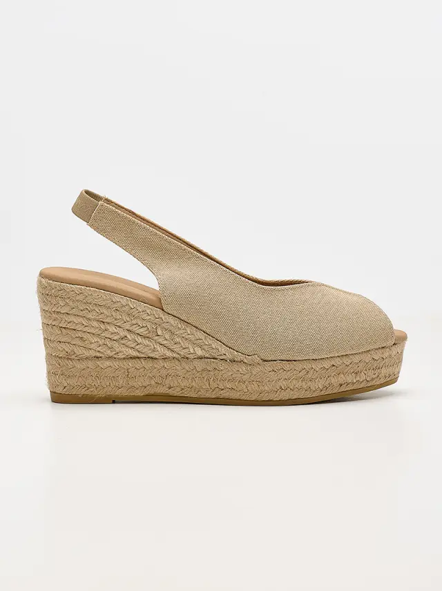 Genuins Πέδιλα Γυναικείο ύφασμα Μπεζ GEN/SWELL BEIGE 2