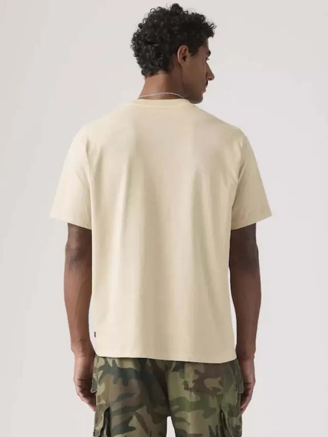 Red Tab Vintage Tee Neutrals GARMENT DYE PUMICE STONE 2