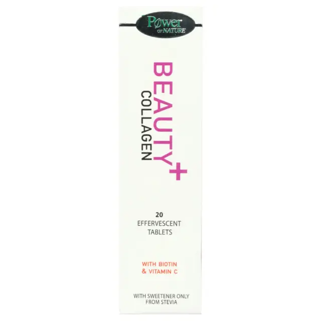 Power Of Nature Beauty+ Collagen 20 αναβράζοντα δισκία