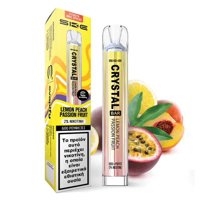 SKE Crystal Bar Lemon Peach Passion Fruit 20mg 2ml