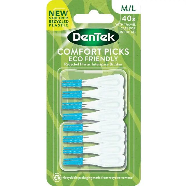 Dentek Comfort Pics Οδοντογλυφίδες Medium / Large 40 Τεμάχια