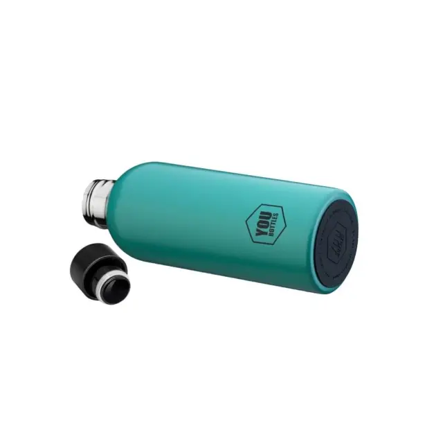 You Bottles Ανοξείδωτο Μπουκάλι Θερμός / Thermos Bottle 500ml (3 χρώματα) - Πετρόλ 3