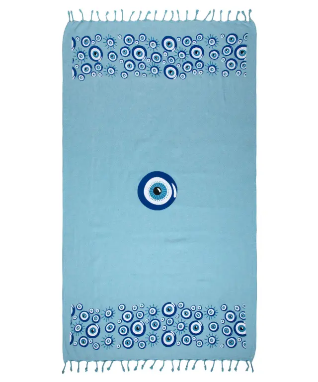 Pestemal nkp544 (90cm x 180cm) σιέλ - -