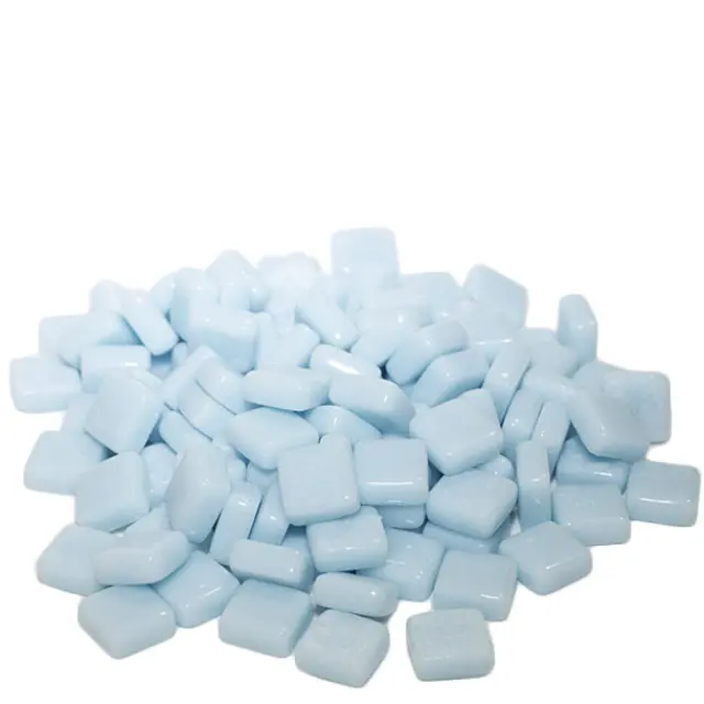 Γυάλινη Ψηφίδα Pure Glass PG20 - 10x10mm - Light Blue - 100gr