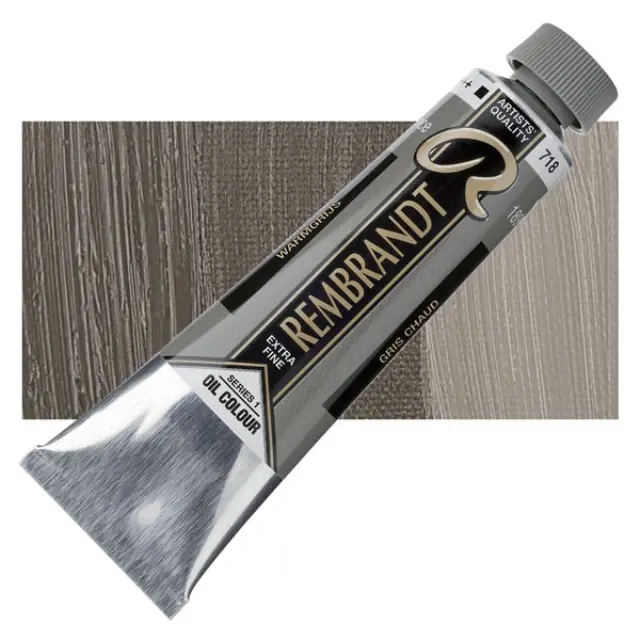 Λάδι Talens Rembrandt - 718 Warm Grey - 40ml