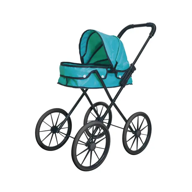 Καρότσι Κούκλας Ροζ με Κουτί 39x66x74cm / 623265 (Luna) 2