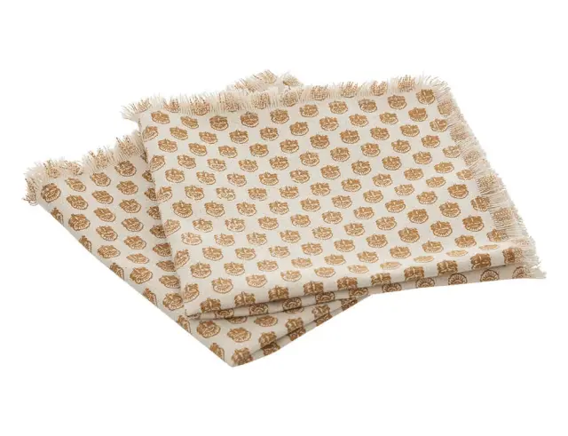 Σετ Πετσέτες φαγητού Indie Atmosphera με διαστάσεις 40x40cm - Beige - 2 τεμάχια 201987A 2