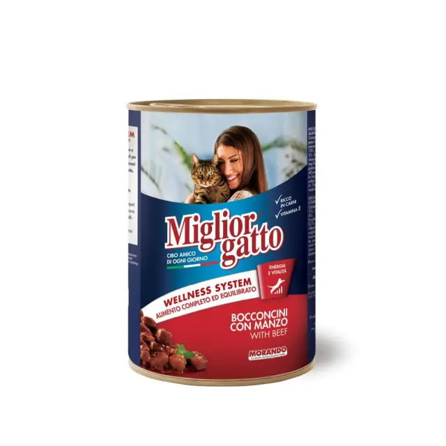 Morando Miglior Gatto Κονσέρβα Γάτας με Μοσχάρι 405gr
