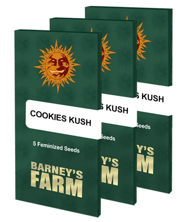 Barneys - Cookies Kush - 3 seeds 3