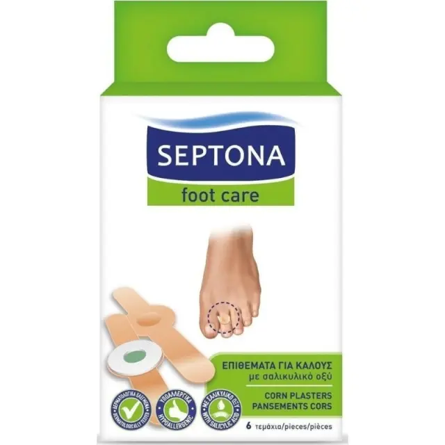 Septona Επιθέματα Footcare για τους Κάλους 6τμχ